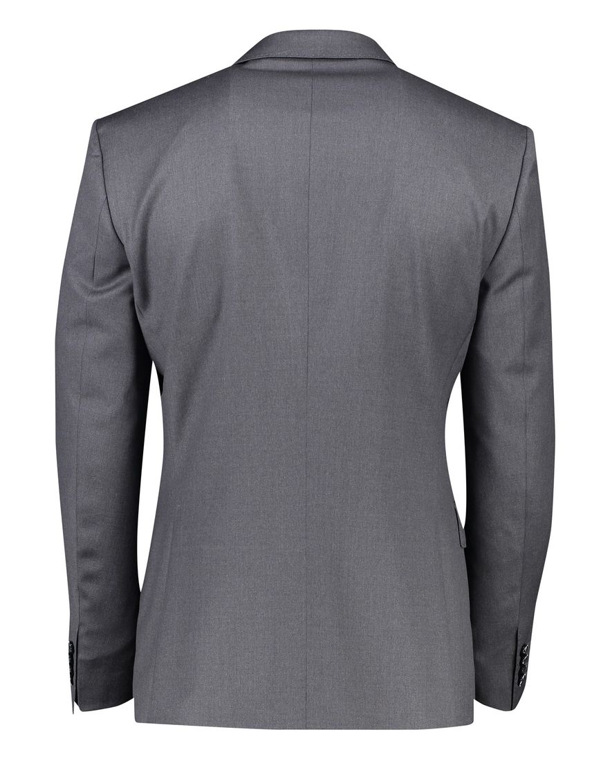 Hugo Boss colbert mix & match grijs effen wol slim fit H-Huge-B1