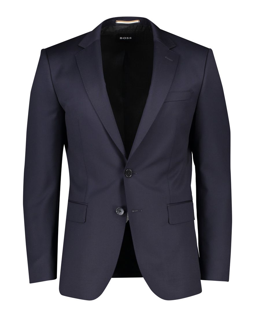 Boss H-Huge colbert mix & match donkerblauw effen wol slim fit