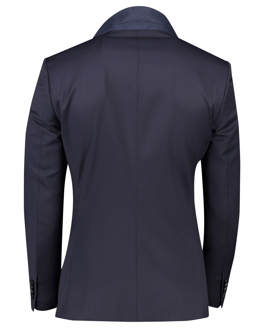 Boss H-Huge colbert mix & match donkerblauw effen wol slim fit