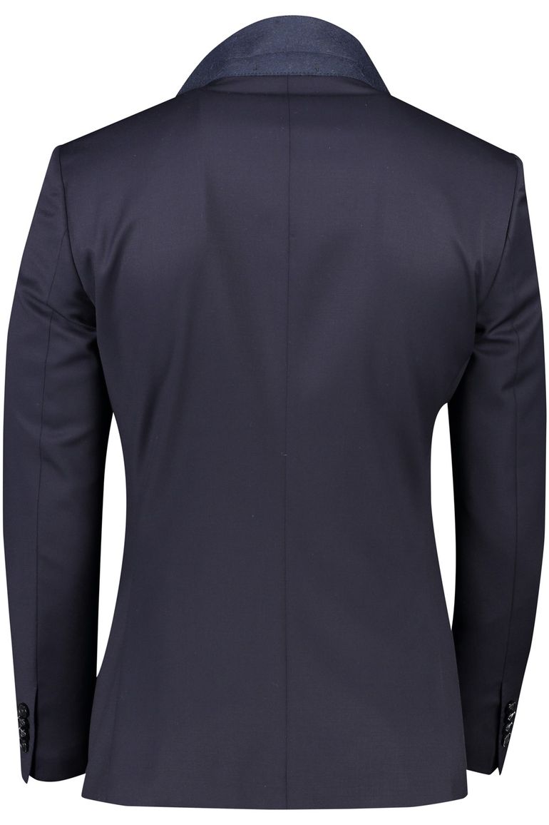 Hugo Boss colbert mix & match donkerblauw effen wol slim fit