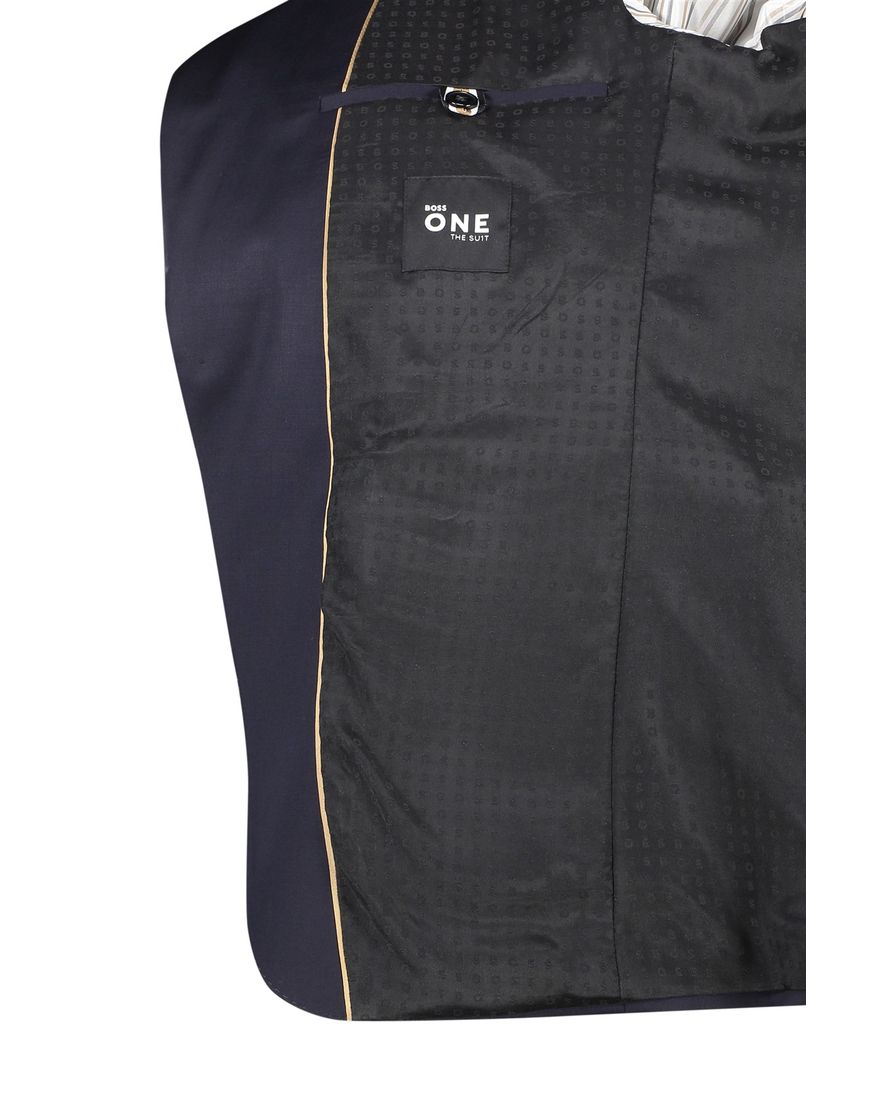 Boss H-Huge colbert mix & match donkerblauw effen wol slim fit