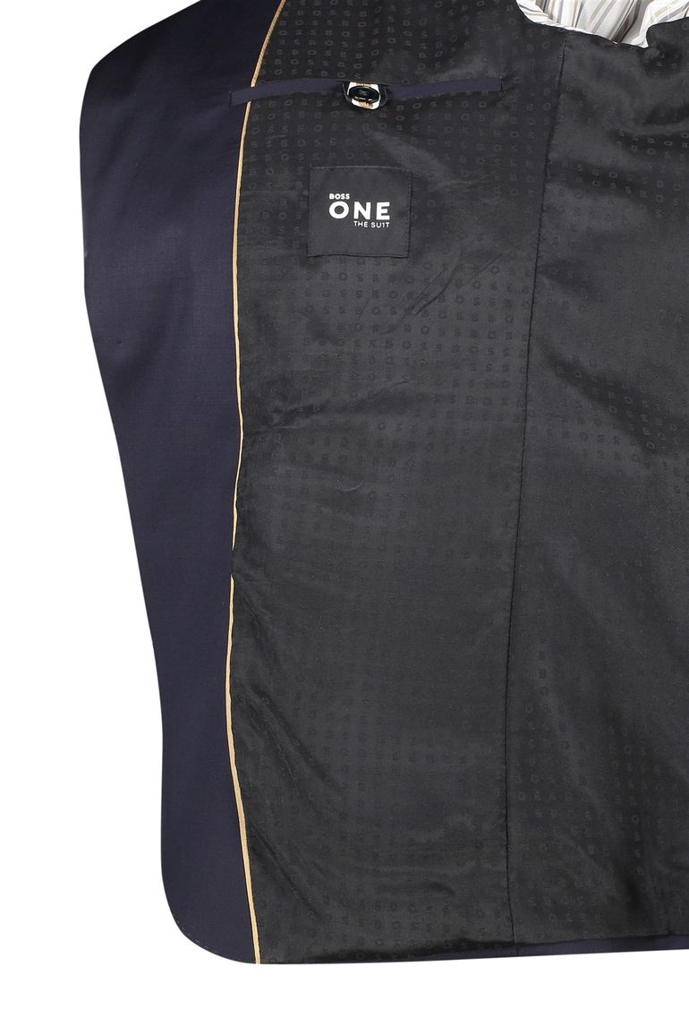 Hugo Boss colbert mix & match donkerblauw effen wol slim fit