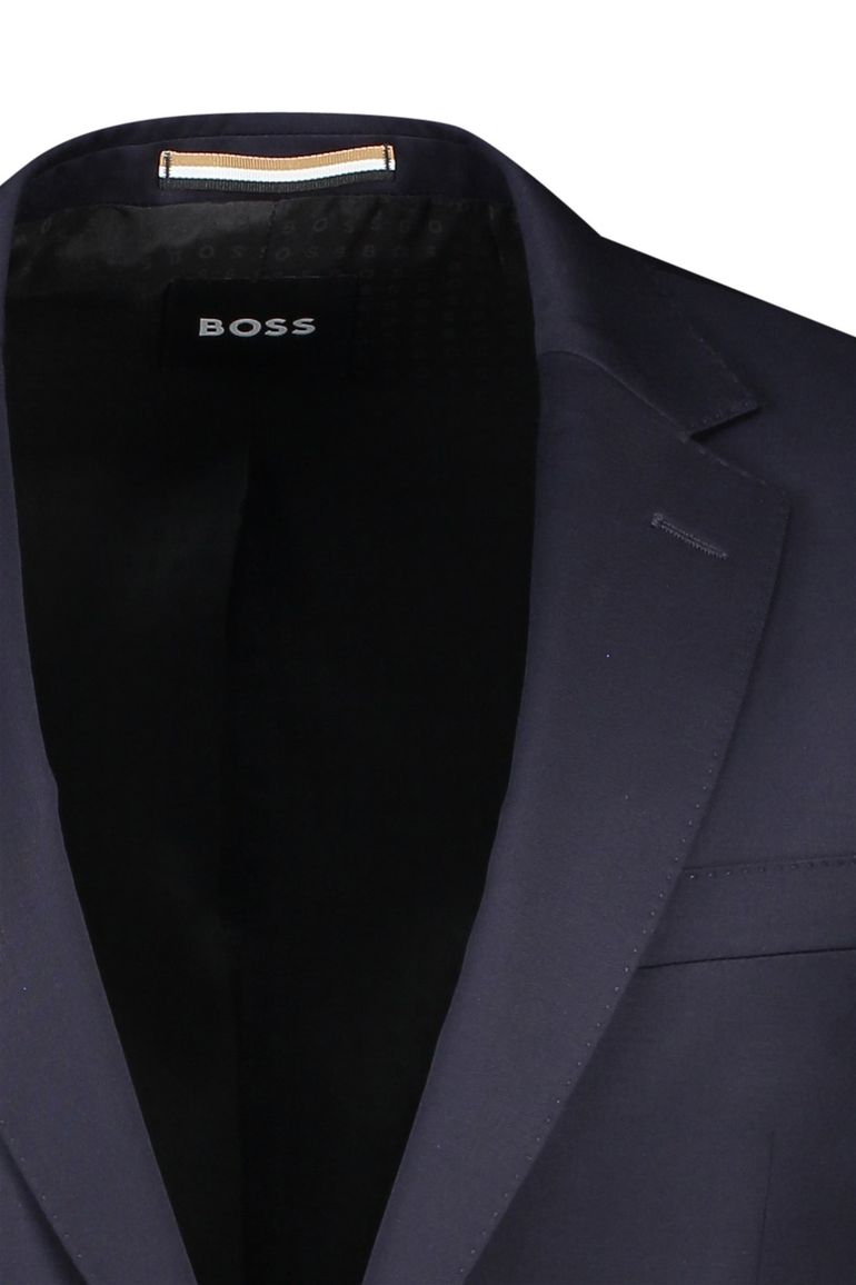 Hugo Boss colbert mix & match donkerblauw effen wol slim fit