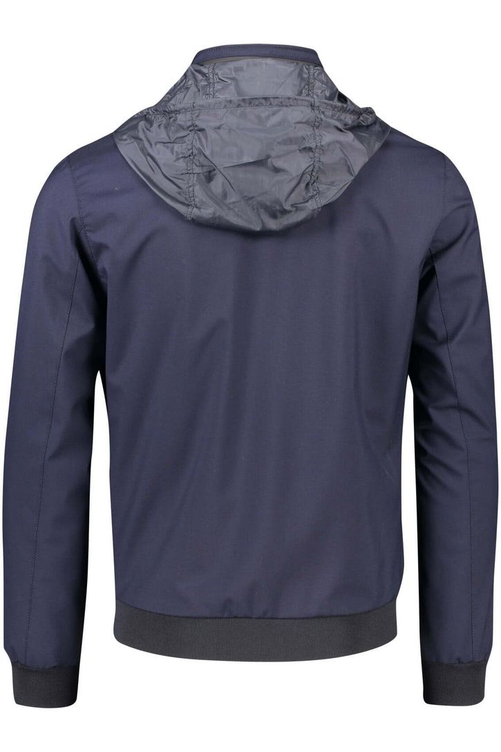 Portofino zomerjas wol donkerblauw normale fit