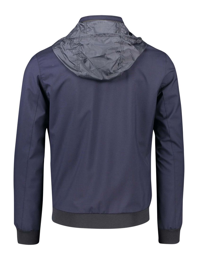 Portofino zomerjas wol donkerblauw normale fit