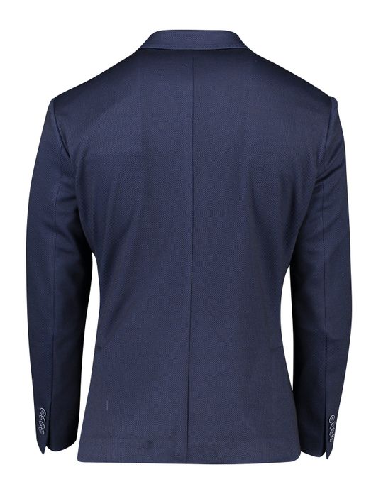 colbert Roy Robson normale fit donkerblauw geruit