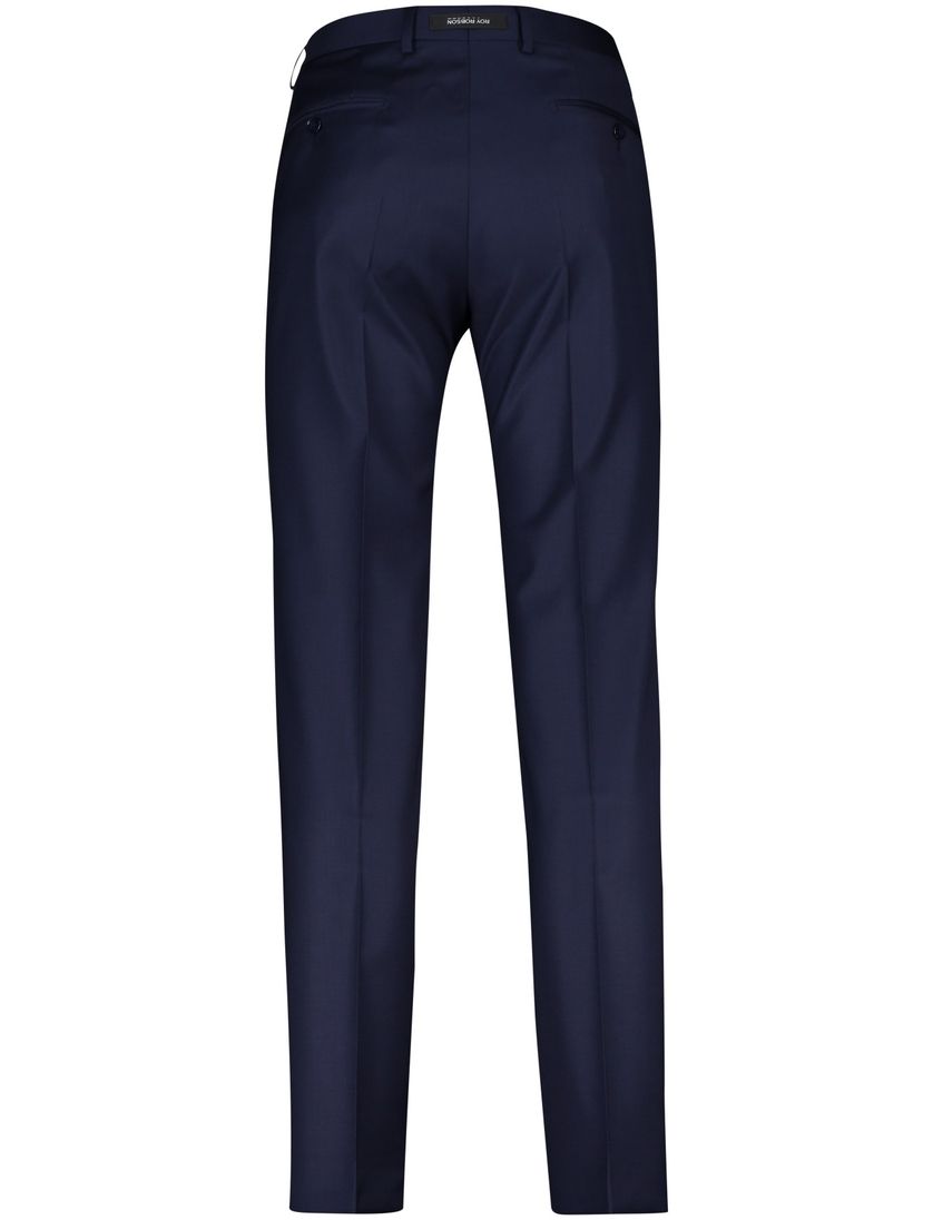 Roy Robson pantalon wol donkerblauw Mix & Match