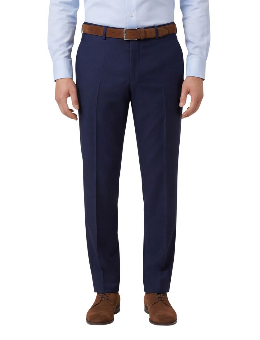 Roy Robson pantalon wol donkerblauw Mix & Match