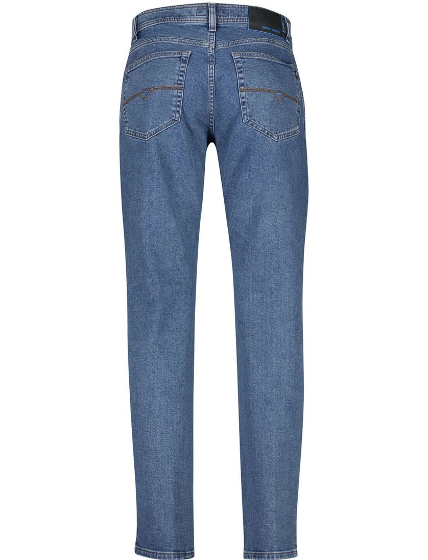 Pierre Cardin 5-pocket Comfort Fit model Dijon blauw