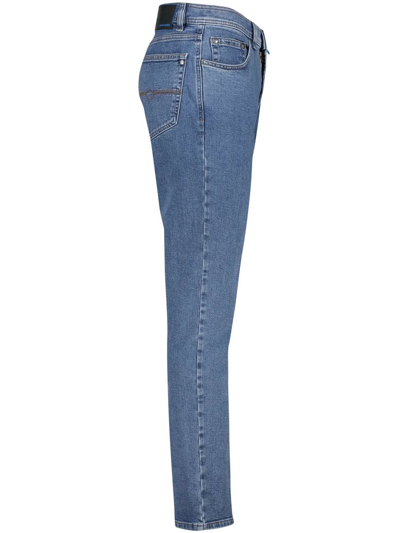Pierre Cardin 5-pocket Comfort Fit model Dijon blauw