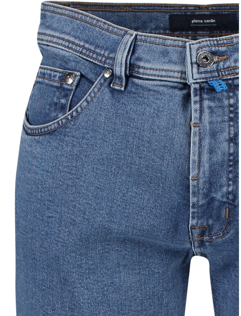 Pierre Cardin 5-pocket Comfort Fit model Dijon blauw