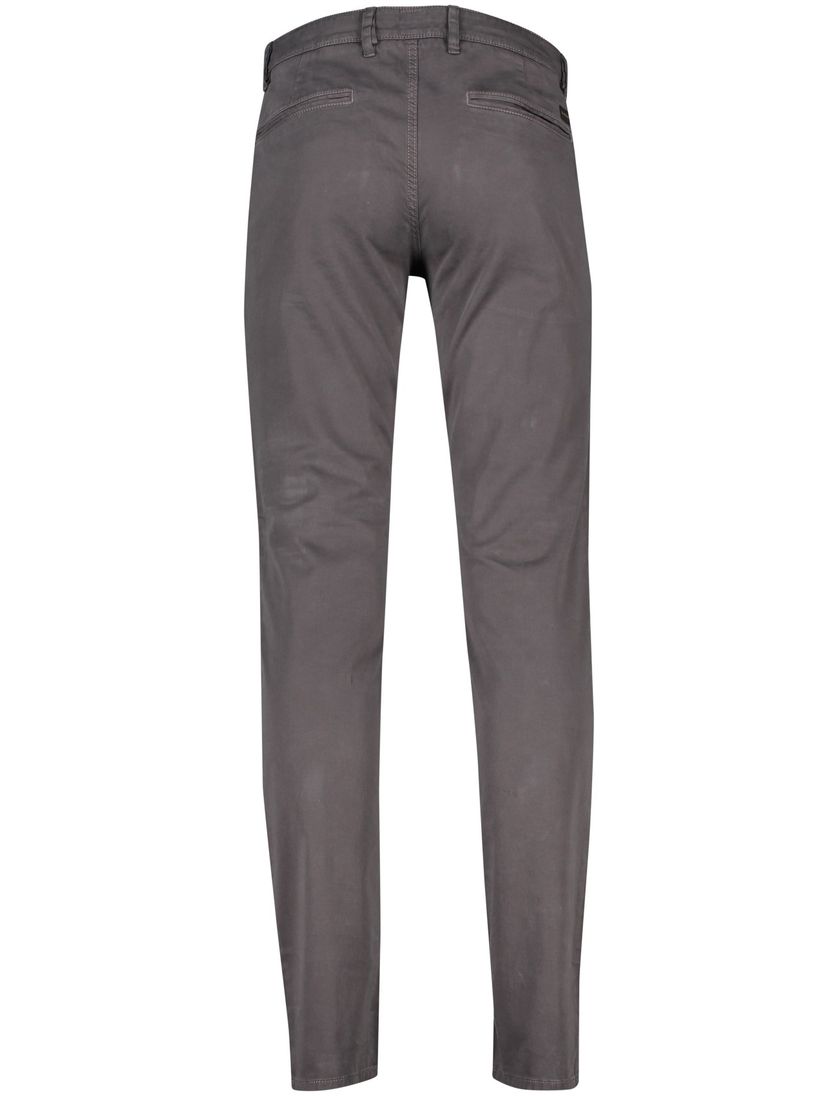 Hugo Boss katoenen chino grijs uni