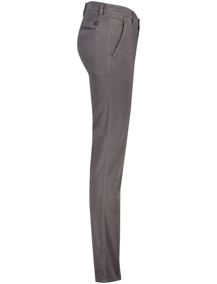 Hugo Boss katoenen chino grijs uni