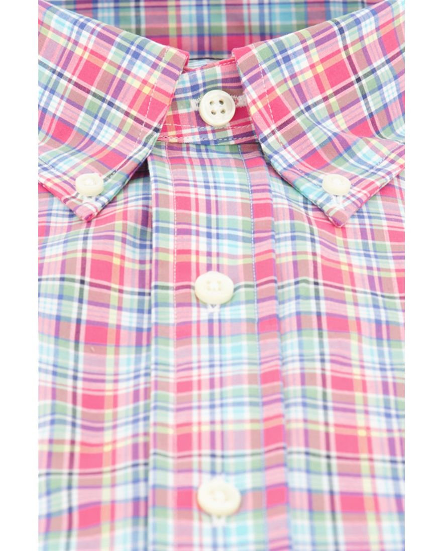 Polo Ralph Lauren casual overhemd normale fit roze geruit katoen