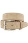 Lindenmann riem beige effen leer