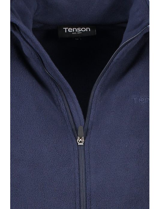 Tenson fleece vest donkerblauw gemeleerd