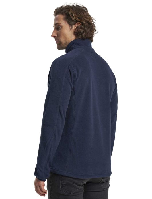 Tenson fleece vest donkerblauw gemeleerd