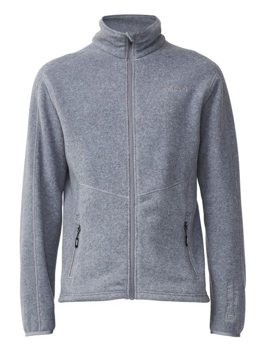 Tenson fleece vest grijs gemeleerd