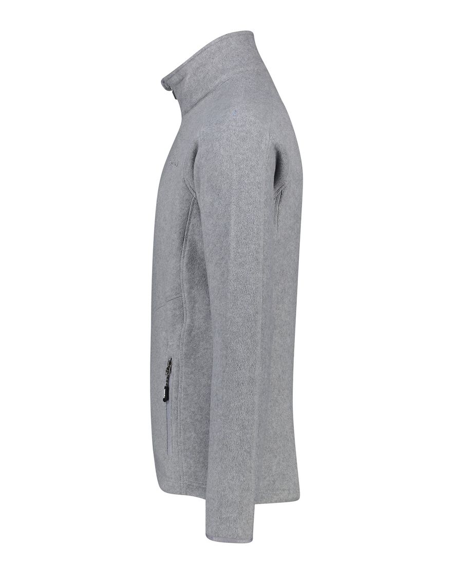 Tenson vest grijs gemeleerd fleece