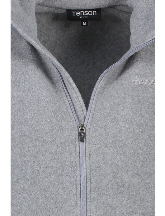 Tenson fleece vest grijs gemeleerd