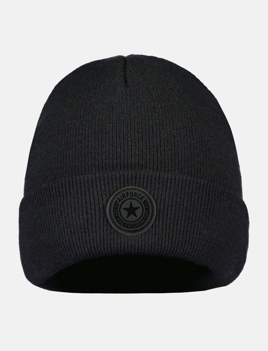 Airforce muts donkerblauw effen