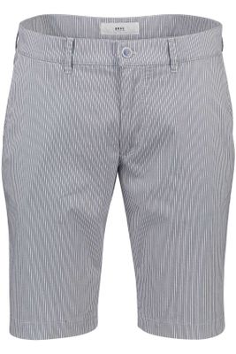 Brax Bermuda Brax strepen lichtblauw wit Modern Fit