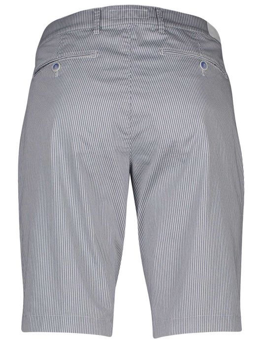Bermuda Brax strepen blauw wit Modern Fit