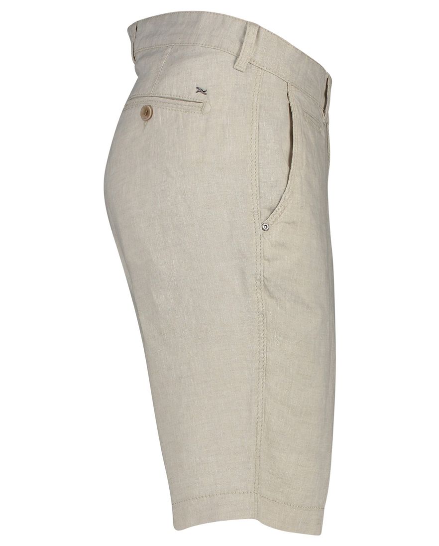 Linnen bermuda Brax beige Regular Fit