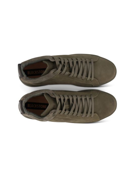 schoen Blackstone effen leer groen