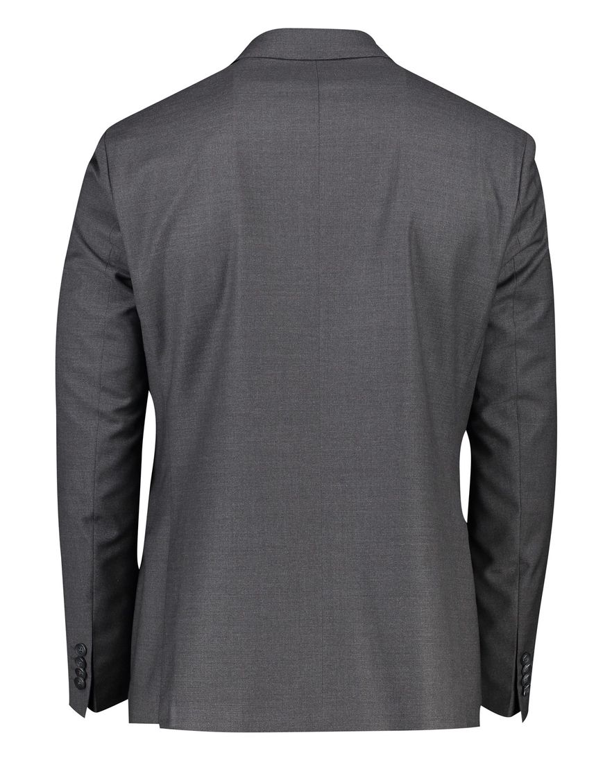 Roy Robson colbert mix & match grijs effen wol normale fit zakken