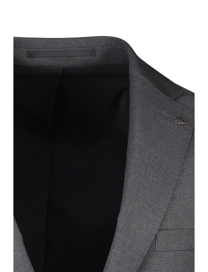 Roy Robson colbert mix & match grijs effen zakken wol normale fit