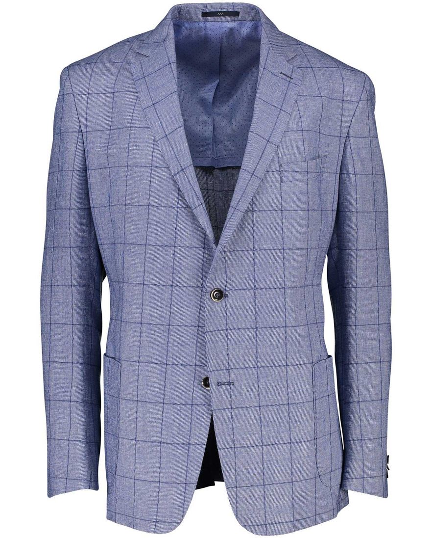 Blauw Dressler colbert Comfort Fit