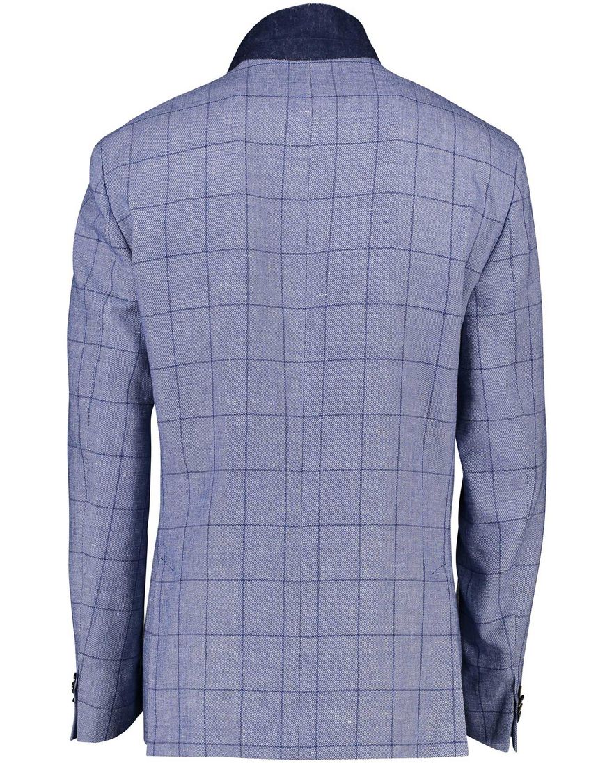 Blauw Dressler colbert Comfort Fit