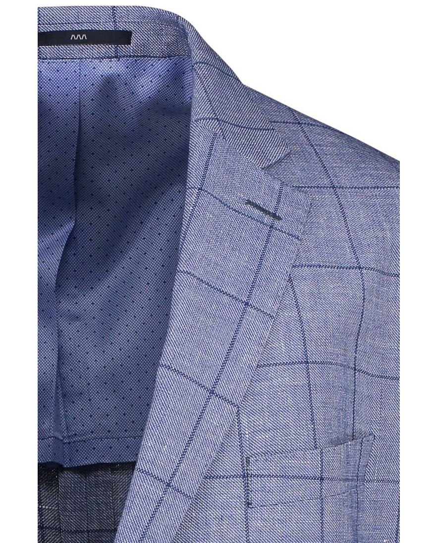 Blauw Dressler colbert Comfort Fit