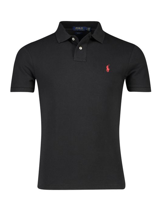 polo Polo Ralph Lauren Big & Tall zwart uni