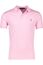 polo Polo Ralph Lauren Custom Slim Fit roze effen katoen normale fit