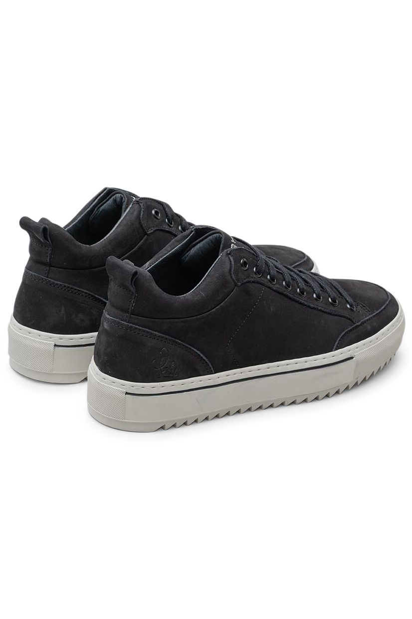 Rehab sneakers Craig effen leer zwart