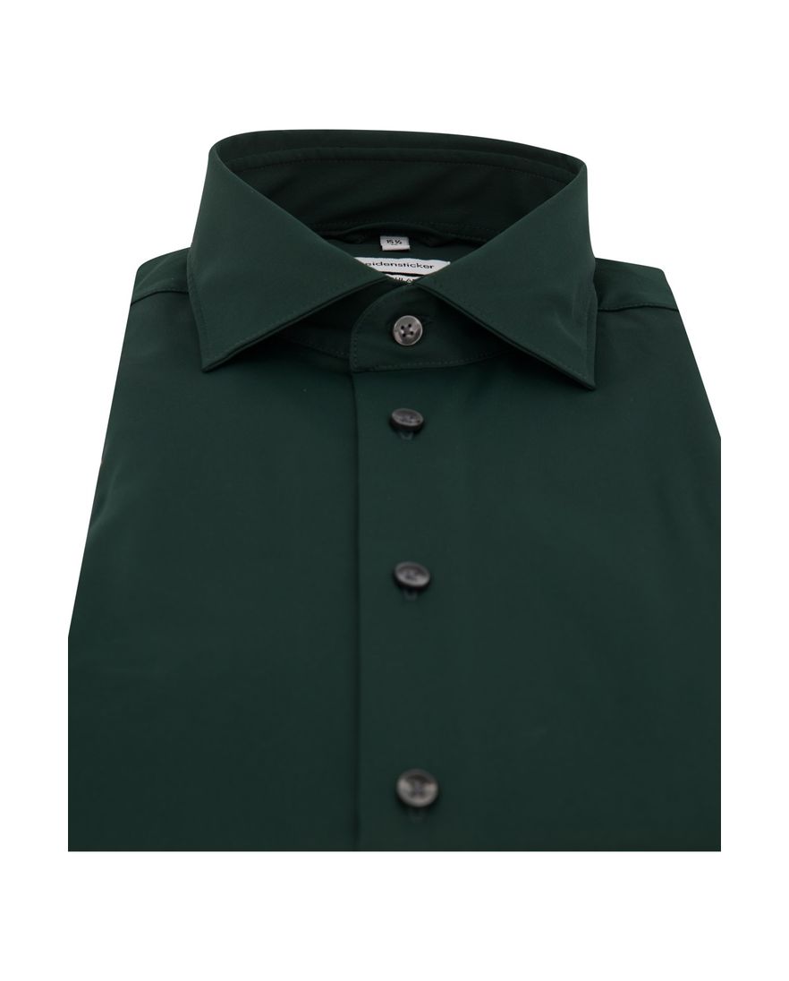 Seidensticker business overhemd Regular normale fit groen effen