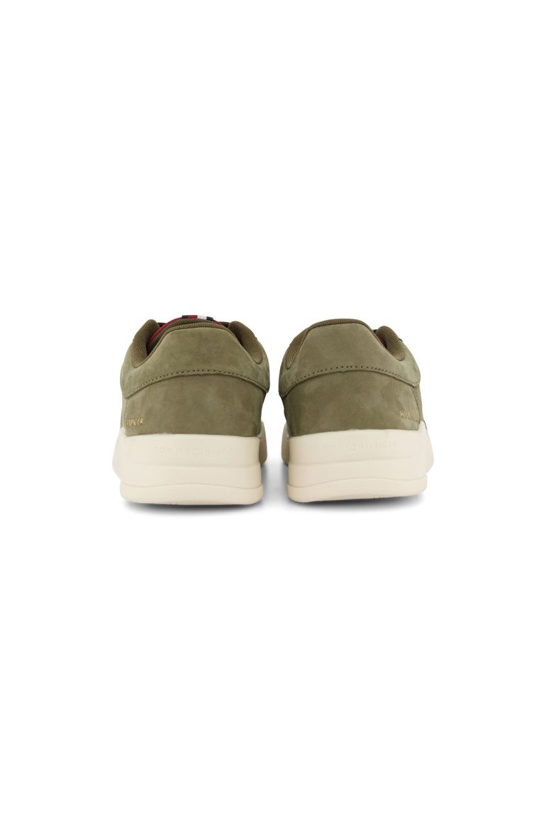 Tommy Hilfiger sneakers groen effen leer