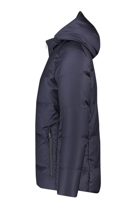 UBR winterjas donkerblauw effen normale fit