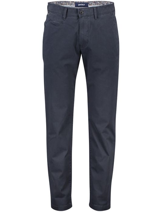 Gardeur chino Benny donkerblauw