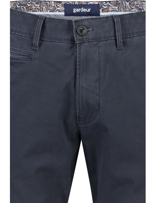 Gardeur chino Benny donkerblauw