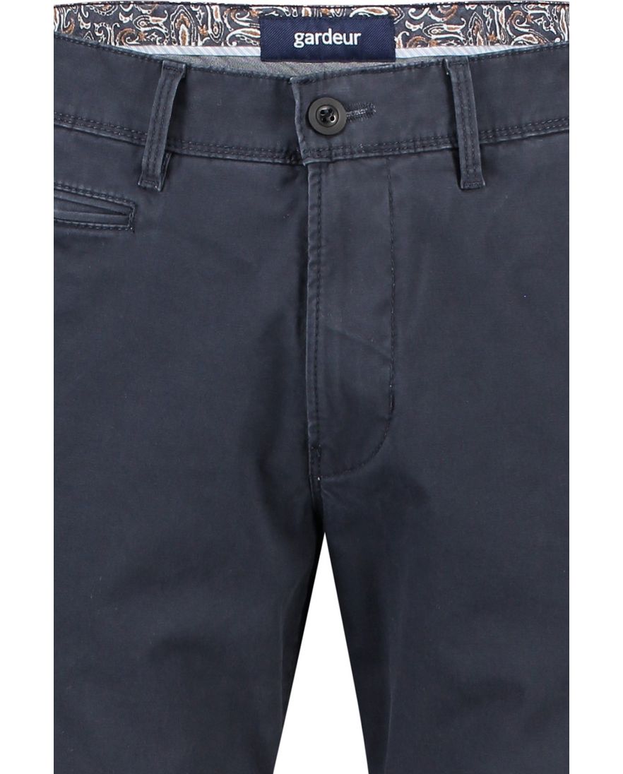 Gardeur chino Benny donkerblauw