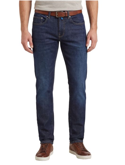 Pierre Cardin Lyon Tapered 5-pocket jeans blauw