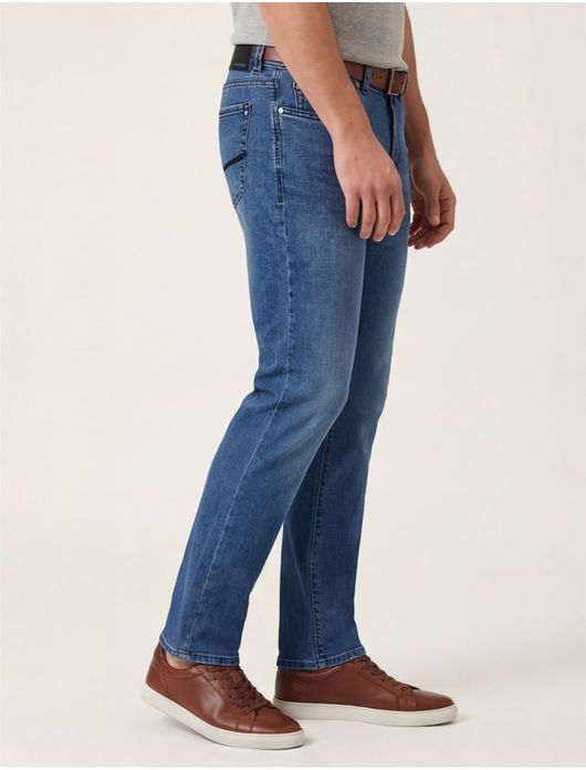 Pierre Cardin Lyon Tapered middenblauw 5-p