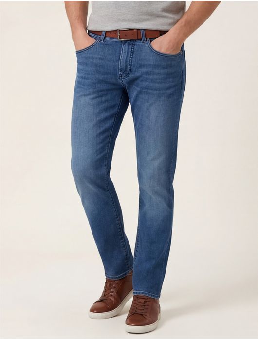 Pierre Cardin Lyon Tapered middenblauw 5-p