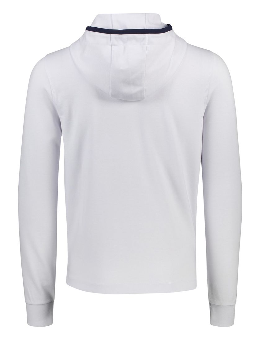 Aeronautica Militare vest wit effen synthetisch