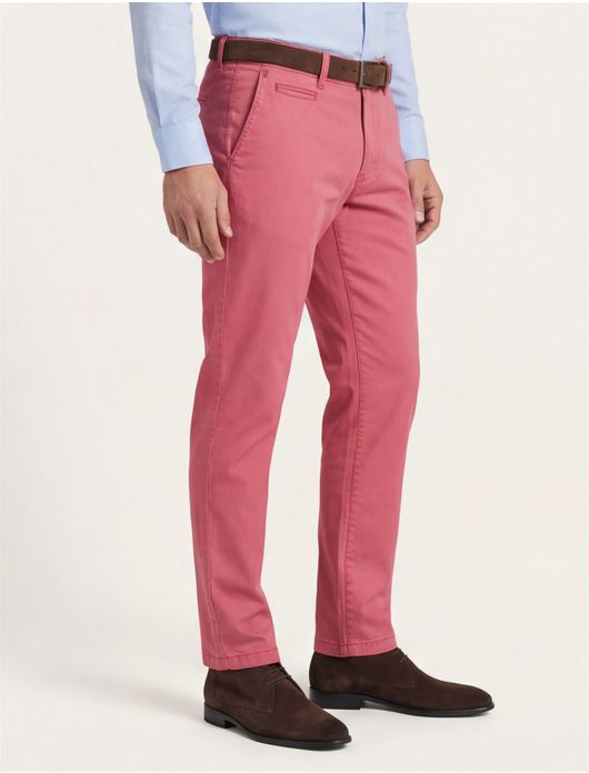 Gardeur Benny Modern fit roze chino