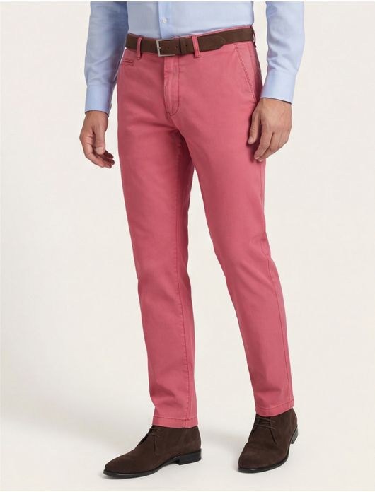 Gardeur Benny Modern fit roze chino