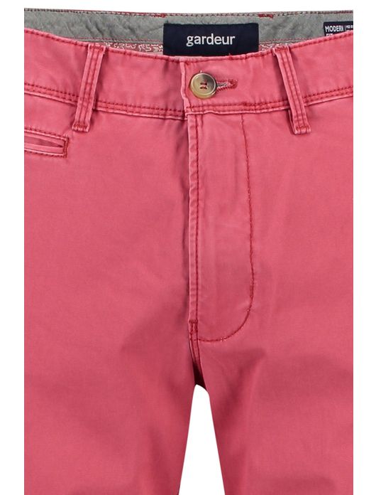 Gardeur Benny Modern fit roze chino